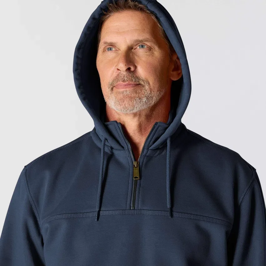 Paxton vandafvisende, kraftig hættetrøje med 1/4-lynlås til mænd – carhartt Rain Defender-hettetrøjer