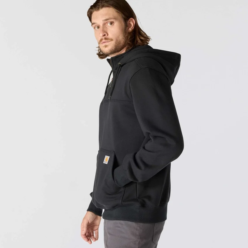 Paxton vandafvisende, kraftig hættetrøje med 1/4-lynlås til mænd – carhartt Rain Defender-hettetrøjer