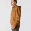 Paxton vandafvisende, kraftig hættetrøje med 1/4-lynlås til mænd – carhartt Rain Defender-hettetrøjer