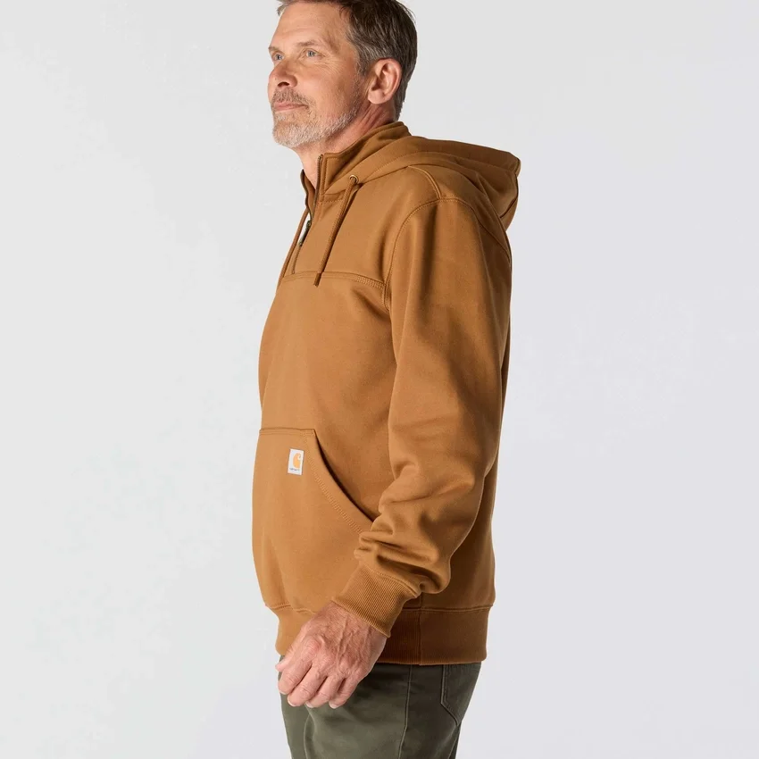 Paxton vandafvisende, kraftig hættetrøje med 1/4-lynlås til mænd – carhartt Rain Defender-hettetrøjer