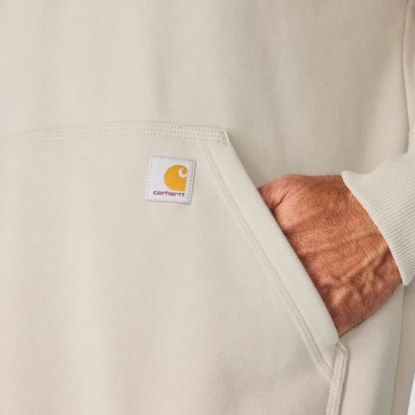 Paxton vandafvisende, kraftig hættetrøje med 1/4-lynlås til mænd – carhartt Rain Defender-hettetrøjer