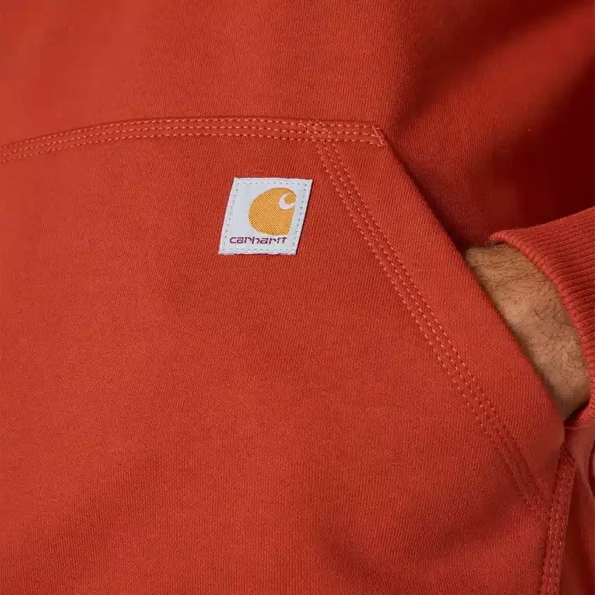 Paxton vandafvisende, kraftig hættetrøje med 1/4-lynlås til mænd – carhartt Rain Defender-hettetrøjer