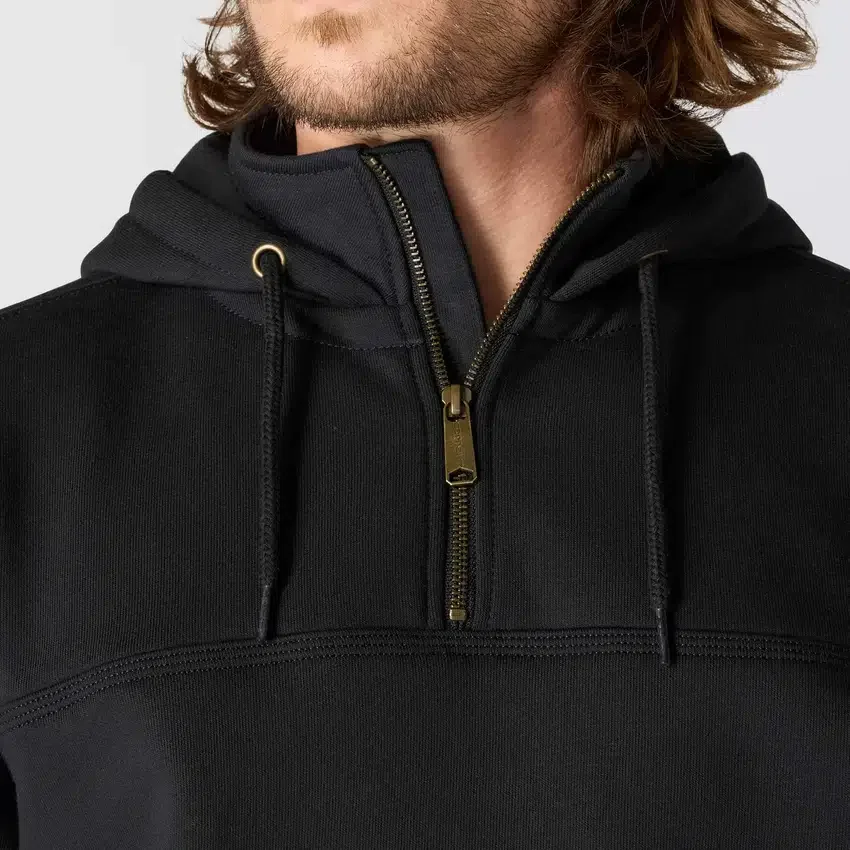 Paxton vandafvisende, kraftig hættetrøje med 1/4-lynlås til mænd – carhartt Rain Defender-hettetrøjer