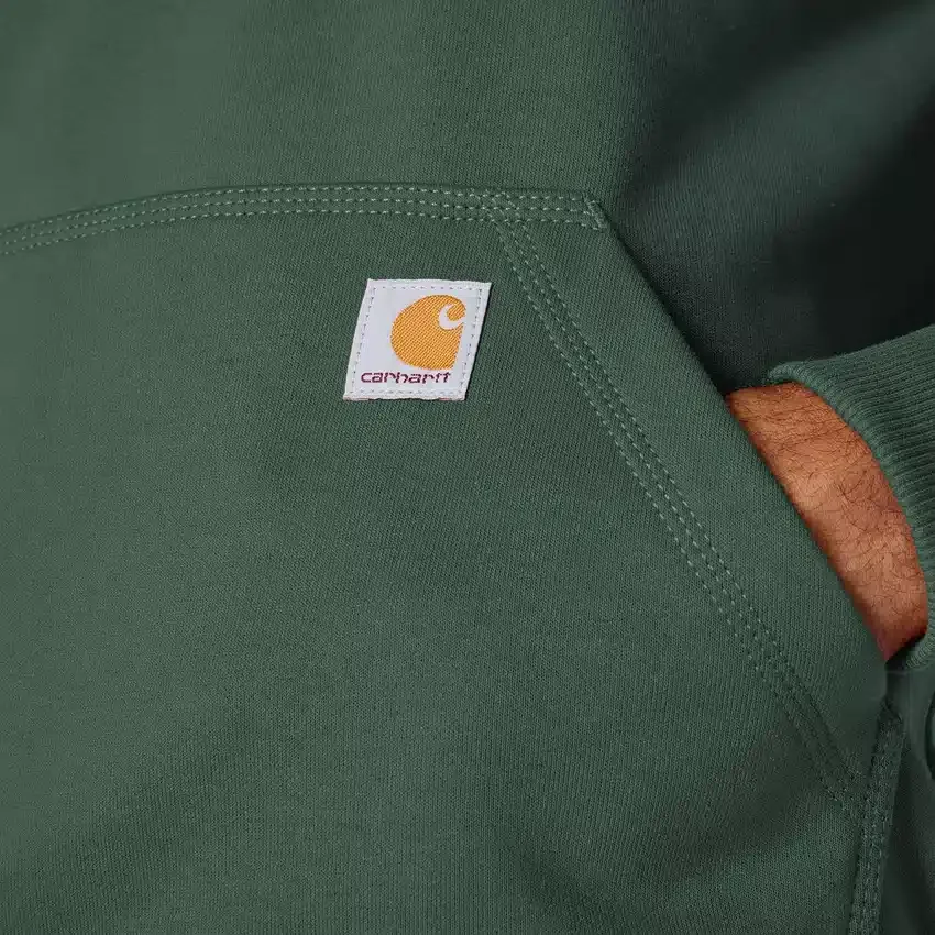 Paxton vandafvisende, kraftig hættetrøje med 1/4-lynlås til mænd – carhartt Rain Defender-hettetrøjer