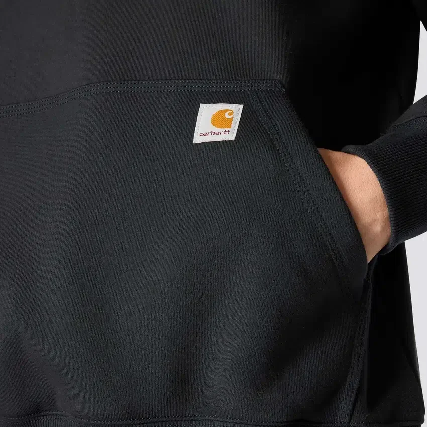 Paxton vandafvisende, kraftig hættetrøje med 1/4-lynlås til mænd – carhartt Rain Defender-hettetrøjer