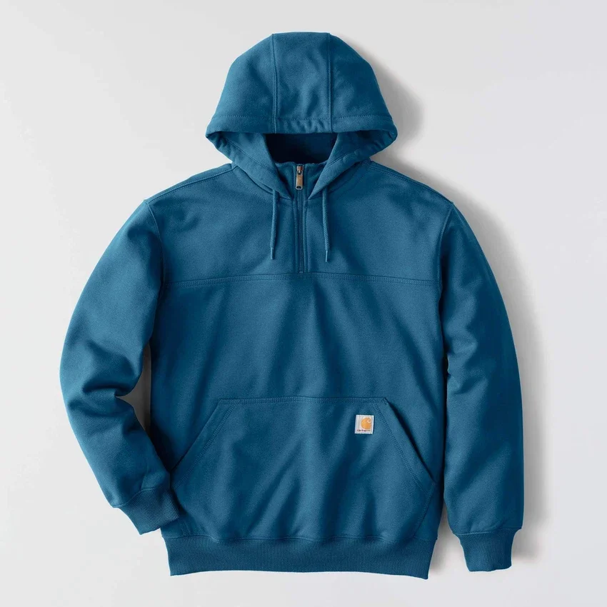Paxton vandafvisende, kraftig hættetrøje med 1/4-lynlås til mænd – carhartt Rain Defender-hettetrøjer