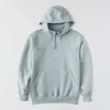 Paxton vandafvisende, kraftig hættetrøje med 1/4-lynlås til mænd – carhartt Rain Defender-hettetrøjer