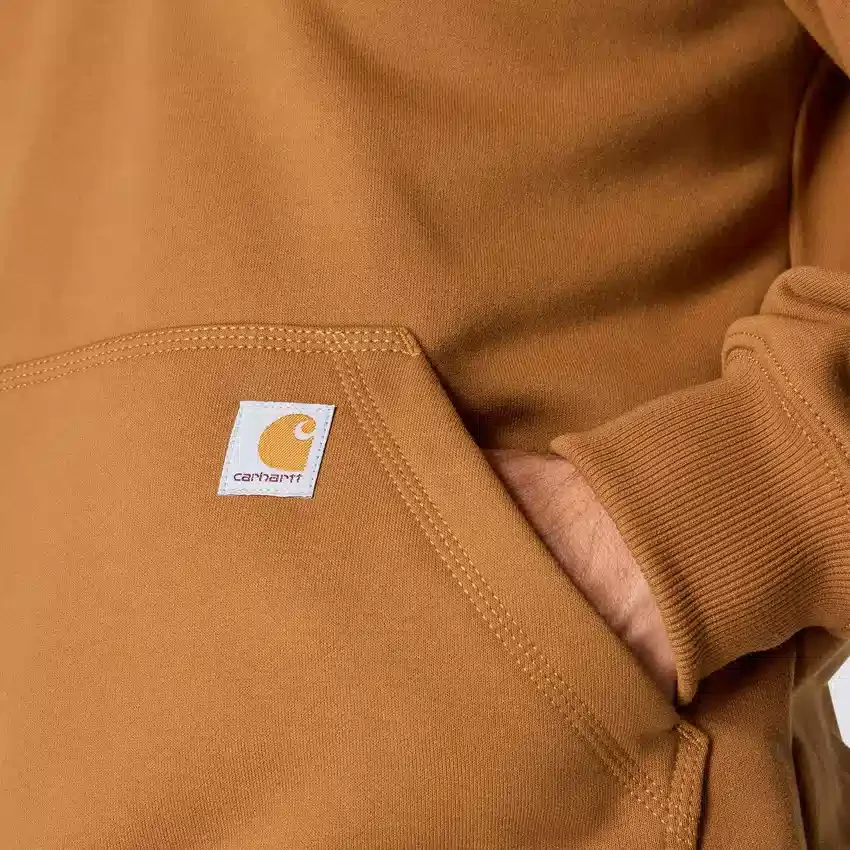 Paxton vandafvisende, kraftig hættetrøje med 1/4-lynlås til mænd – carhartt Rain Defender-hettetrøjer