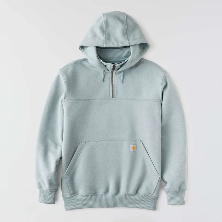 Paxton vandafvisende, kraftig hættetrøje med 1/4-lynlås til mænd – carhartt Rain Defender-hettetrøjer