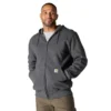 Paxton vandafvisende, kraftig herre-hoodie med gennemgående lynlås – carhartt Rain Defender-hettetrøjer