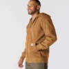 Paxton vandafvisende, kraftig herre-hoodie med gennemgående lynlås – carhartt Rain Defender-hettetrøjer