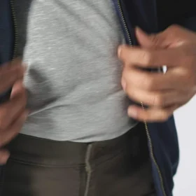 Paxton vandafvisende, kraftig herre-hoodie med gennemgående lynlås – carhartt Rain Defender-hettetrøjer