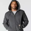 Paxton vandafvisende, kraftig herre-hoodie med gennemgående lynlås – carhartt Rain Defender-hettetrøjer