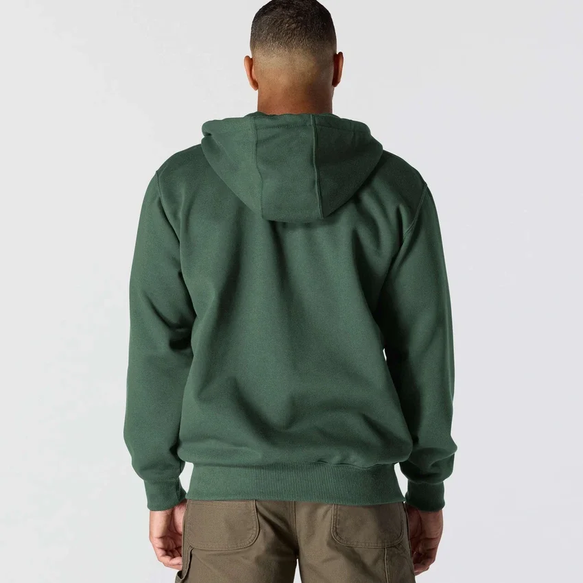 Paxton vandafvisende, kraftig herre-hoodie med gennemgående lynlås – carhartt Rain Defender-hettetrøjer