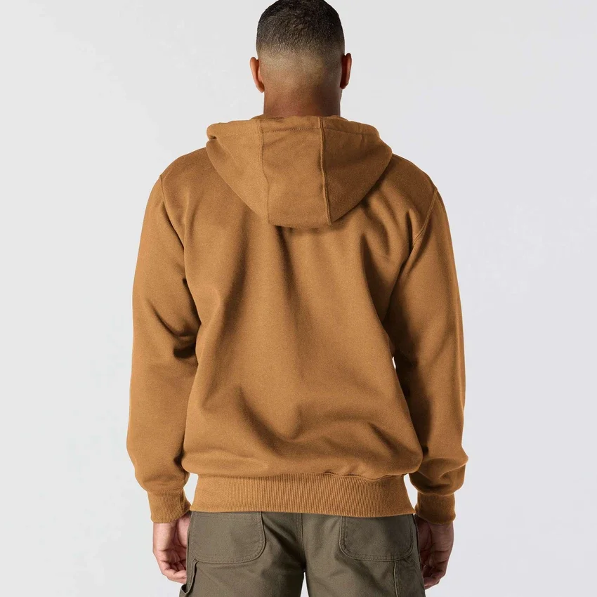 Paxton vandafvisende, kraftig herre-hoodie med gennemgående lynlås – carhartt Rain Defender-hettetrøjer