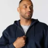 Paxton vandafvisende, kraftig herre-hoodie med gennemgående lynlås – carhartt Rain Defender-hettetrøjer