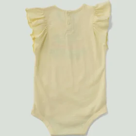 Pige-bodysuit med korte løse ærmer og grøntsagsmotiv (baby)