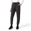 Printed Cargo Jogger-scrubbukser til kvinder