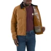 Re-Engineered Detroit Jacket i duck-stof til mænd med afslappet pasform