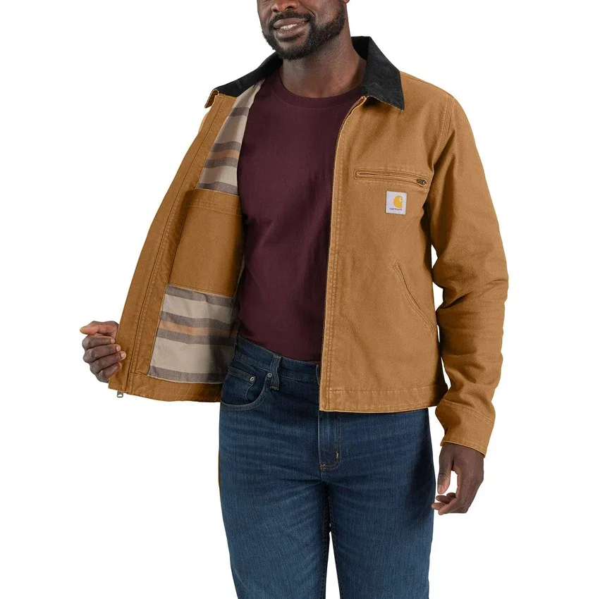 Re-Engineered Detroit Jacket i duck-stof til mænd med afslappet pasform