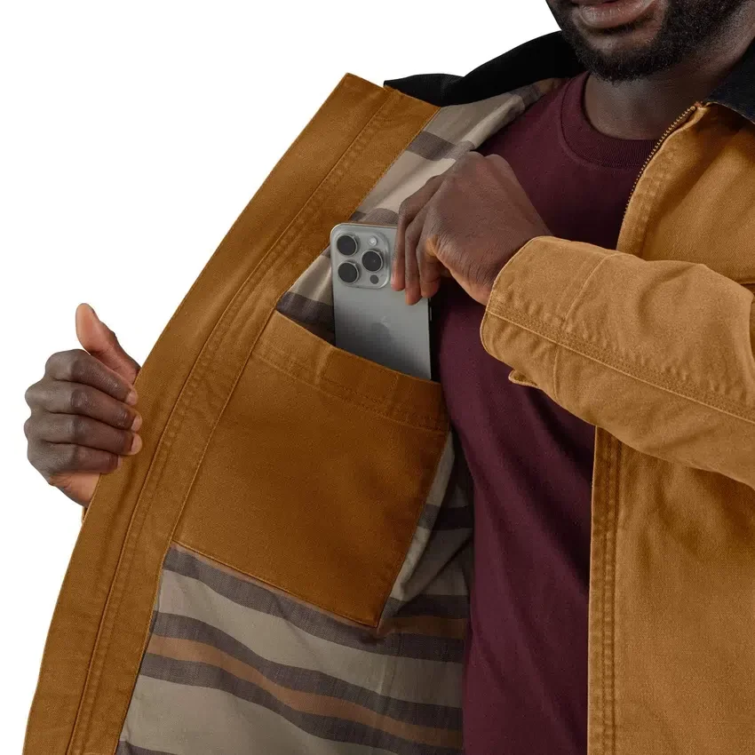 Re-Engineered Detroit Jacket i duck-stof til mænd med afslappet pasform