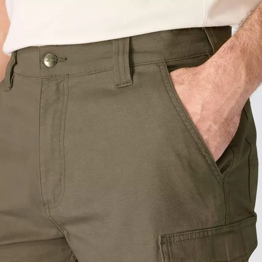 Relaxed Fit 9" Rigby Canvas Cargo-shorts – Arbejdsshorts