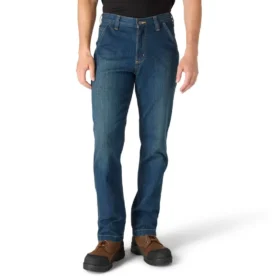 Relaxed Straight Rugged Flex-arbejdsjeans til mænd