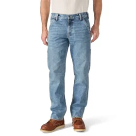 Relaxed Straight Rugged Flex-arbejdsjeans til mænd