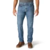 Relaxed Straight Rugged Flex-arbejdsjeans til mænd