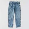 Relaxed Straight Rugged Flex-arbejdsjeans til mænd