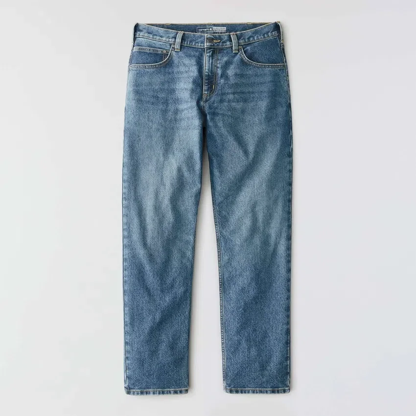 Relaxed Straight Rugged Flex-arbejdsjeans til mænd