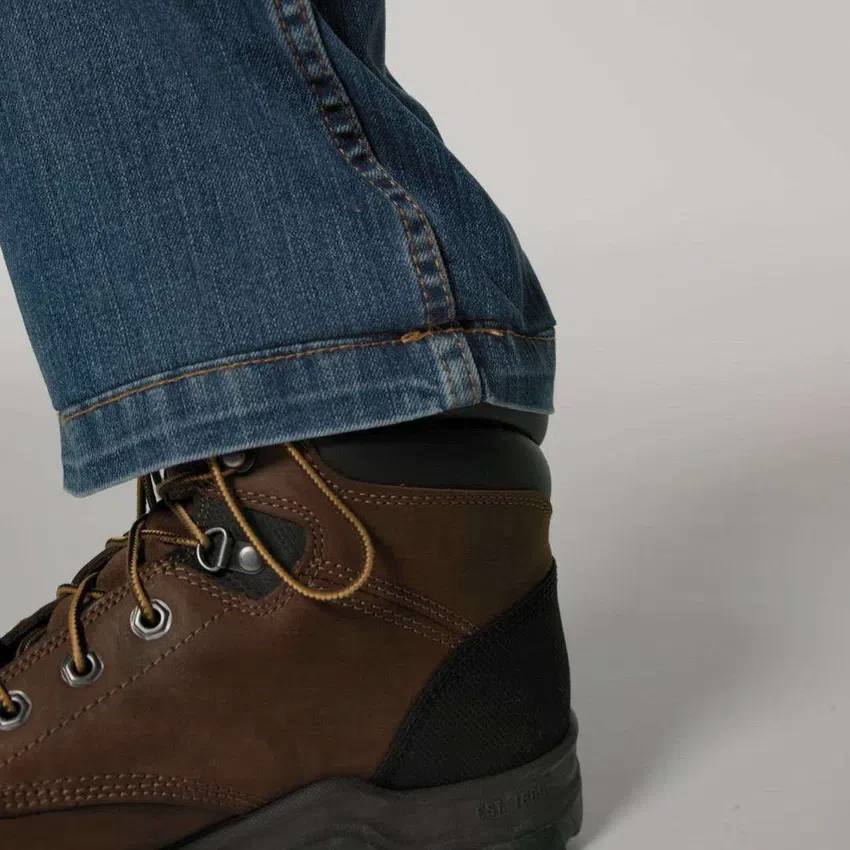 Relaxed Straight Rugged Flex-arbejdsjeans til mænd
