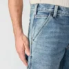 Relaxed Straight Rugged Flex-arbejdsjeans til mænd