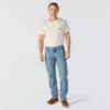 Relaxed Straight Rugged Flex-arbejdsjeans til mænd
