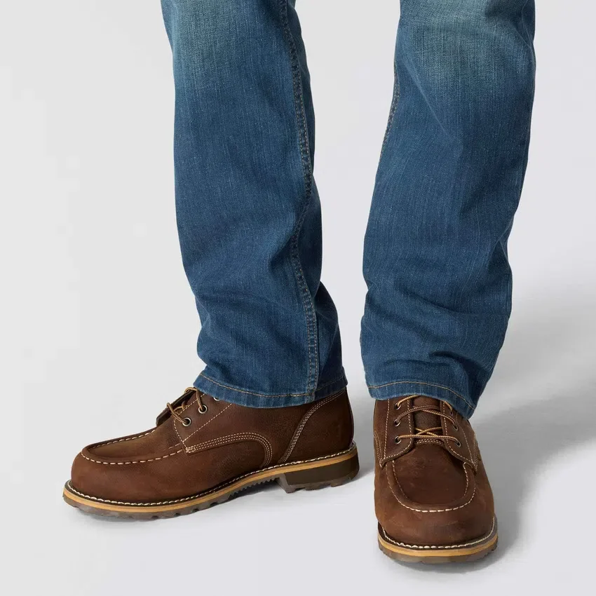 Relaxed Straight Rugged Flex-arbejdsjeans til mænd