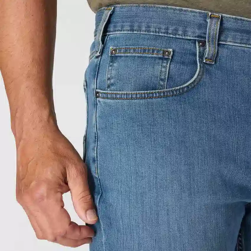 Relaxed Straight Rugged Flex-arbejdsjeans til mænd