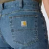 Relaxed Straight Rugged Flex-arbejdsjeans til mænd