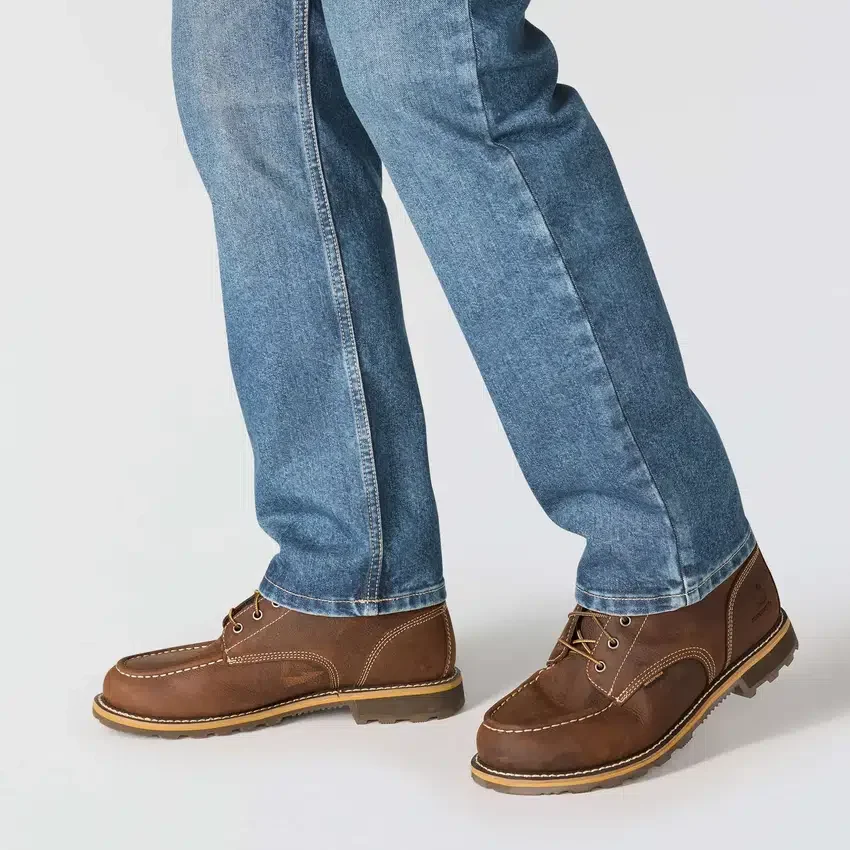 Relaxed Straight Rugged Flex-arbejdsjeans til mænd