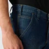 Relaxed Straight Rugged Flex-arbejdsjeans til mænd