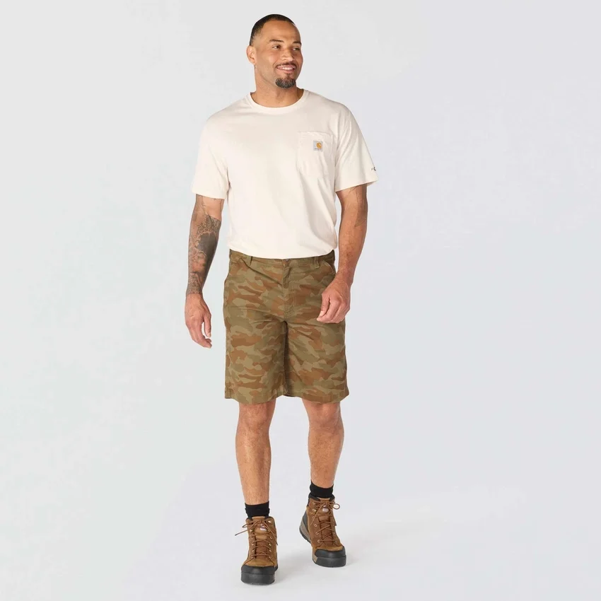 Rigby-canvas-shorts i afslappet pasform, 10" – arbejdsshorts