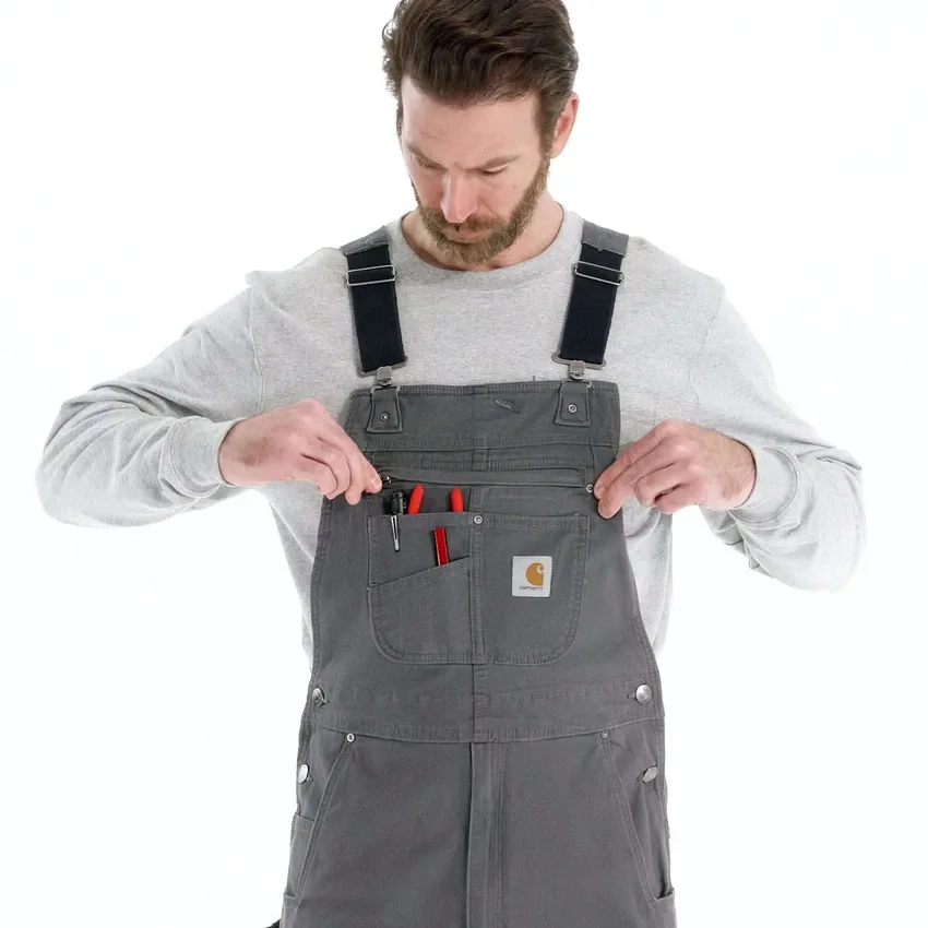 Rigby-overalls i lærred med afslappet pasform til mænd
