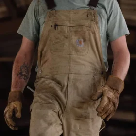 Rigby-overalls i lærred med afslappet pasform til mænd