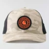 Ripstop-trucker-kasket med camouflagemønster og netbagside