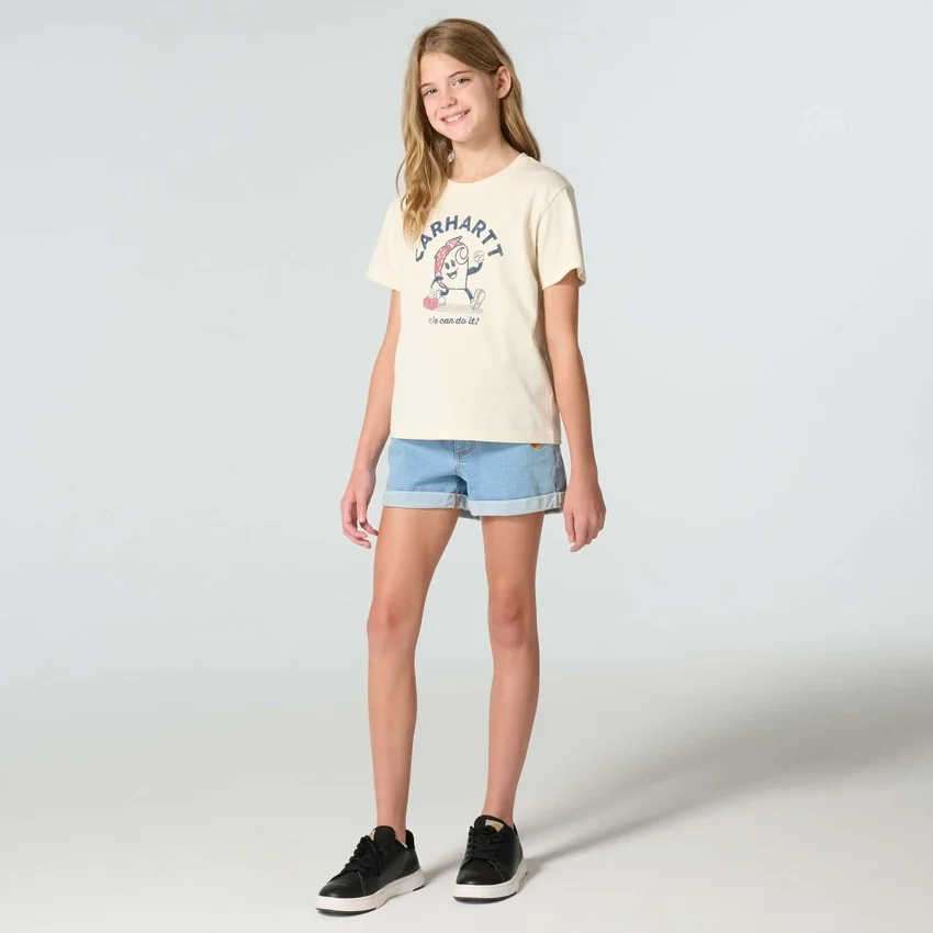 Rosie T-shirt med korte løse ærmer til piger (børn/småbørn/unge)