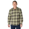 Rugged Flex™ afslappet pasform, mellemkraftig flannel, skjorte med lange ærmer og terner
