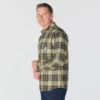 Rugged Flex™ afslappet pasform, mellemkraftig flannel, skjorte med lange ærmer og terner