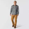 Rugged Flex™ afslappet pasform, mellemkraftig flannel, skjorte med lange ærmer og terner