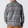 Rugged Flex™ afslappet pasform, mellemkraftig flannel, skjorte med lange ærmer og terner