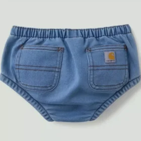 Rugged Flex-bleovertræk i denim med elastisk linning til børn (baby)