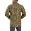 Rugged Flex®-canvas-skjorte i afslappet pasform med fleecefor og camouflagemønster